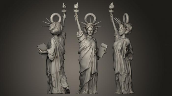 Statues of famous people (STKC_0070) 3D model for CNC machine